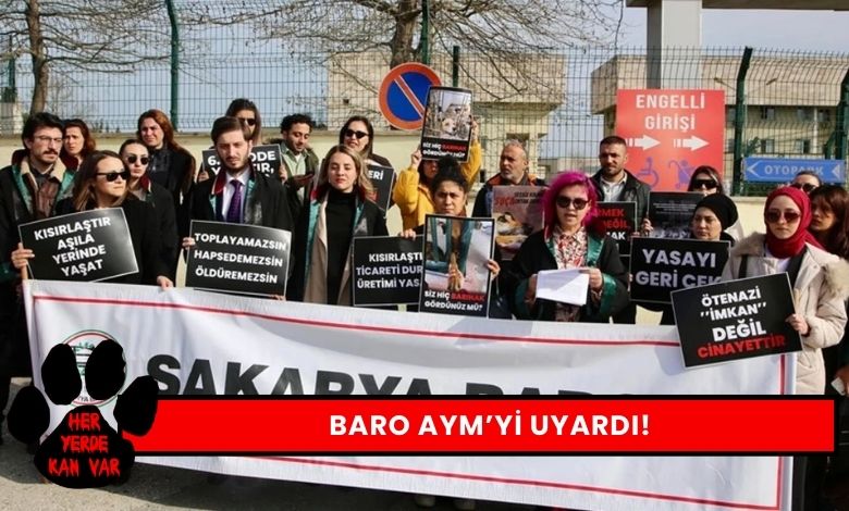 Baro Hayvan Hakları Merkezi AYM'ye Çağrı Yaptı