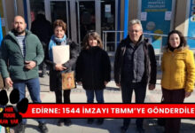 Edirneli Yaşam Hakkı Savunucuları İmzaları TBMM'ye Gönderdi